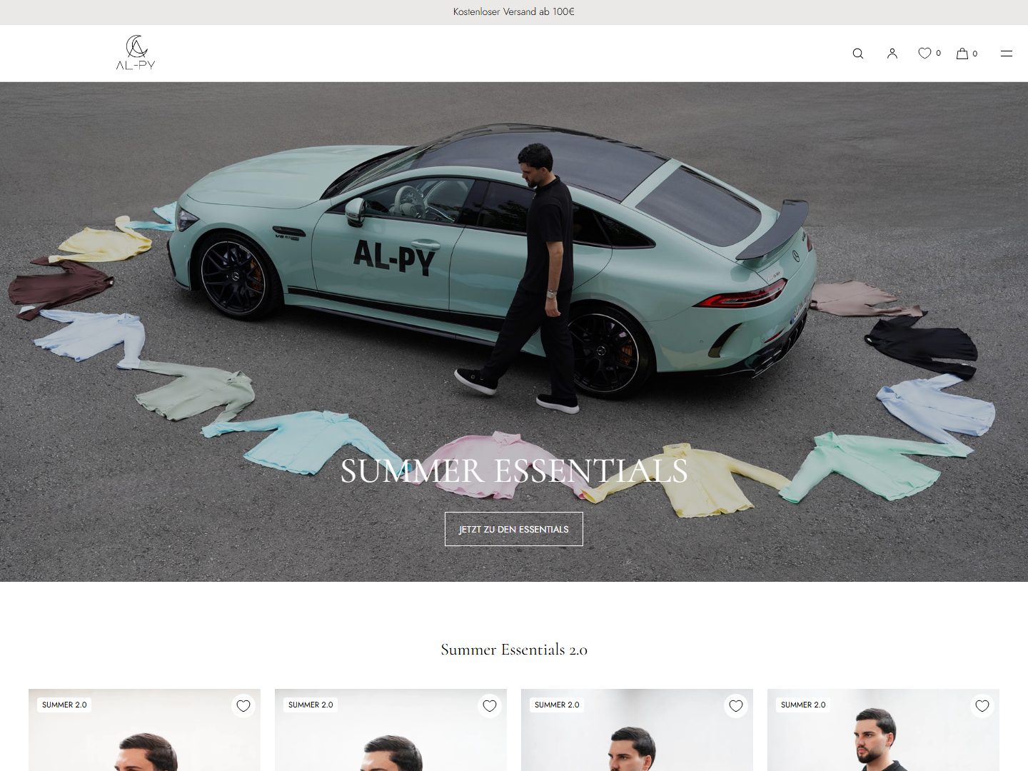 Startseite von AL-PY